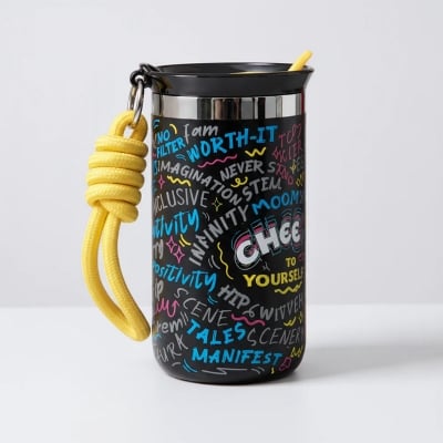 Picture of LoopSip Insulated Travel Tumbler 350ml-Graffiti Pop