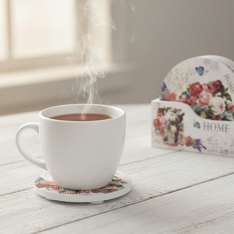 Picture of Floral Coaster Set