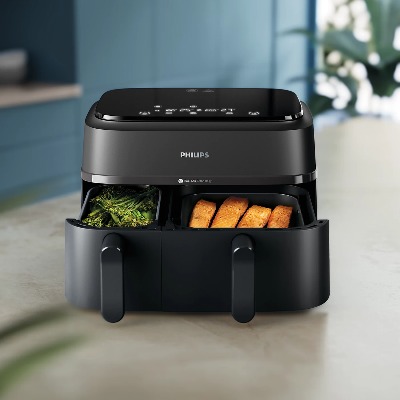 Picture of Philips Airfryer NA350/00 – Dual Drawer, 9.5 Qt (9L) Capacity