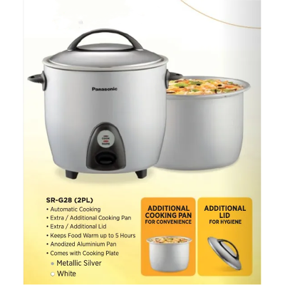 Picture of Panasonic Rice Cooker (SR-G28) 2.8Ltr Silver