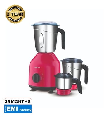 Buy Philips 750W Mixer Grinder Stainless Steel (HL7756/02) Red Online at Best Price	
