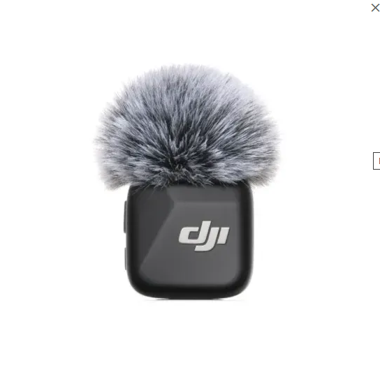 Picture of DJI Mic Mini Clip-On Transmitter with Built-In Microphone (2.4 GHz, Infinity Black)