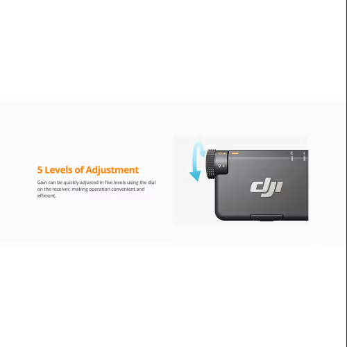 Picture of DJI Mic Mini Clip-On Transmitter with Built-In Microphone (2.4 GHz, Infinity Black)