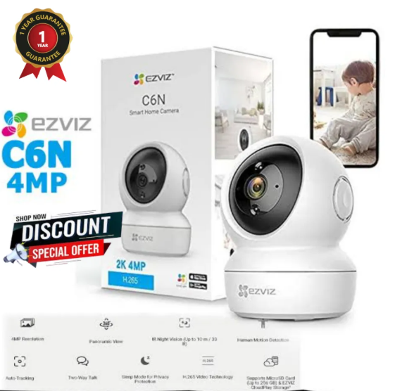 Picture of EZVIZ CP1 Lite (4mm) (2.0MP) Wi-Fi PT Smart Dome IP Camera