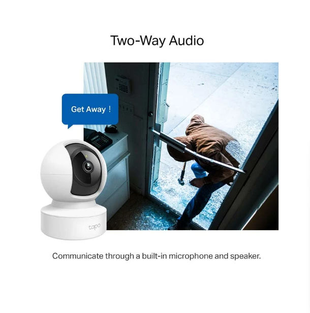 Picture of TP-Link Tapo C212 V3.0 (3.83mm) (3.0MP) Pan/Tilt Wi-Fi Dome IP Camera