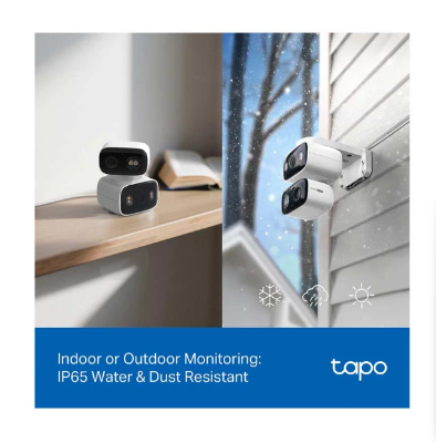 Picture of TP-Link Tapo C246D Indoor/Outdoor Dual Lens Pan/Tilt Home Security Wi-Fi Bullet IP Camera