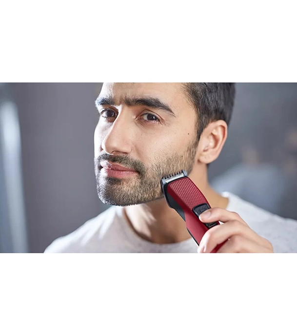 Buy Philips BT1235/15 Trimmer 60 Min Runtime 5 Length Settings Maroon Online at Best Price