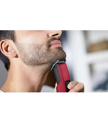 Buy Philips BT1235/15 Trimmer 60 Min Runtime 5 Length Settings Maroon Online at Best Price