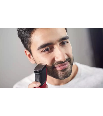 Buy Philips BT1235/15 Trimmer 60 Min Runtime 5 Length Settings Maroon Online at Best Price