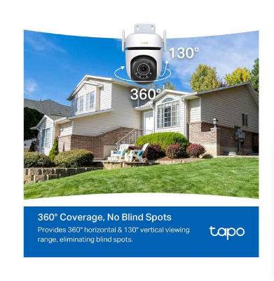 Picture of TP-Link Tapo C530WS Outdoor Pan/Tilt Home Security Wi-Fi Dome IP Camera