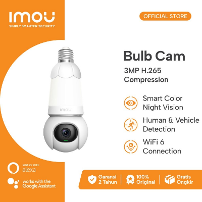 Picture of Imou Bulb Cam 2C (3.6mm) (3.0MP) Wi-Fi Bulb IP Camera