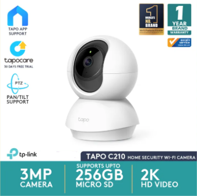 Picture of TP-Link Tapo C210 (4mm) (3.0MP) Pan/Tilt Wi-Fi Dome IP Camera