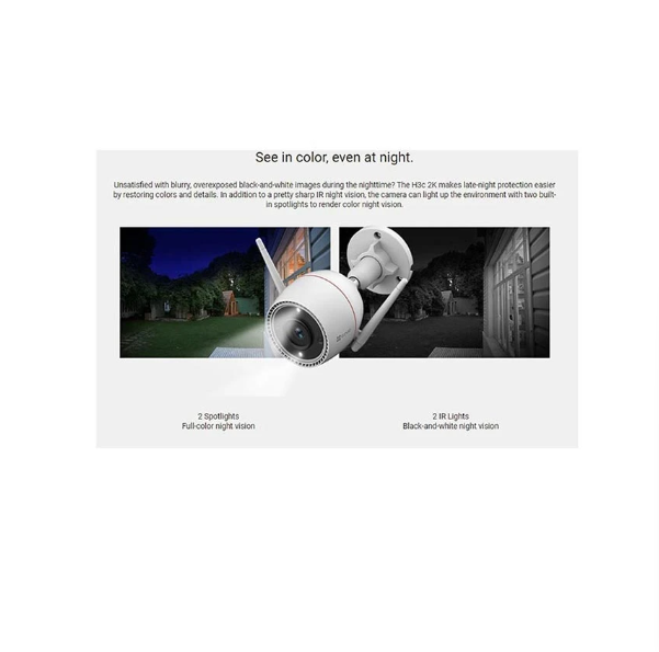 Picture of Ezviz H3c 2K (2.8mm) (3.0MP) Wi-Fi Smart Home Bullet IP Camera