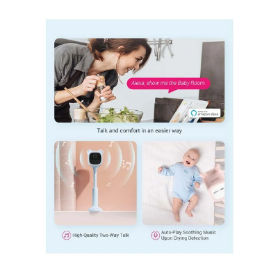 Picture of EZVIZ CS-BM1-BE (4mm) (2.0MP) Blue Wi-Fi Baby Monitoring Camera