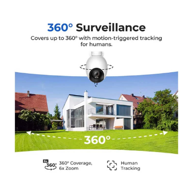 Picture of IMILAB EC6 Pro 4K 360 Degree (8.0MP) White Home Security Dome Wi-Fi IP Camera