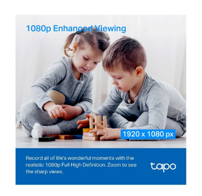 Picture of TP-Link Tapo C200C (4mm) (2.0MP) Pan/Tilt Home Security Wi-Fi Dome IP Camera
