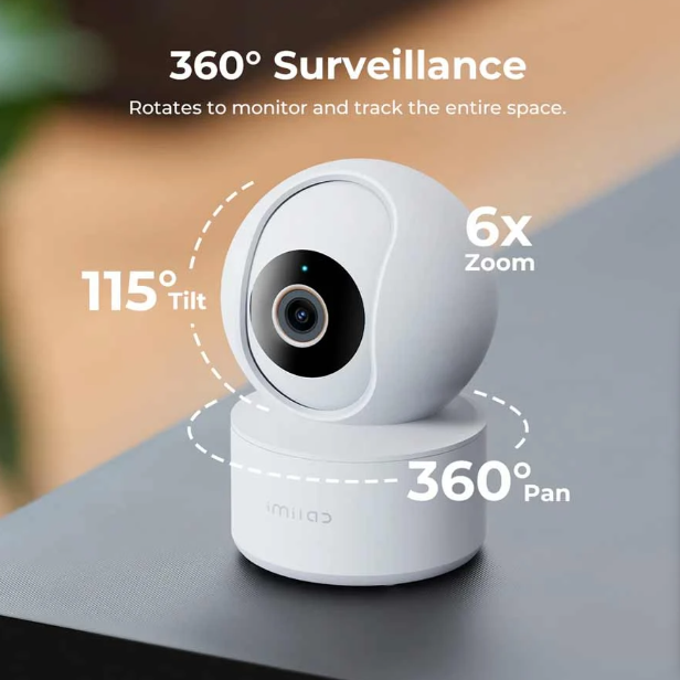 Picture of IMILAB C22 3K 360 Degree White Home Security Dome Wi-Fi IP Camera (EU)