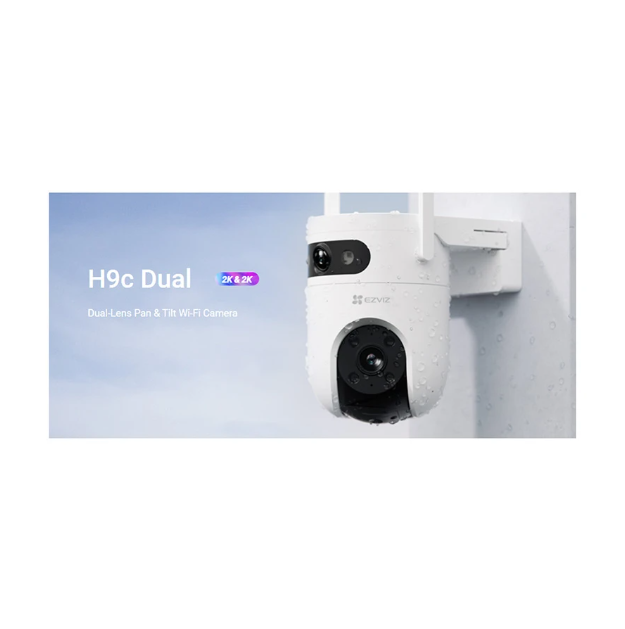 Picture of EZVIZ H9c Dual 2K (2.8mm+6mm) (3.0MP+3.0MP) Wi-Fi Dome IP Camera