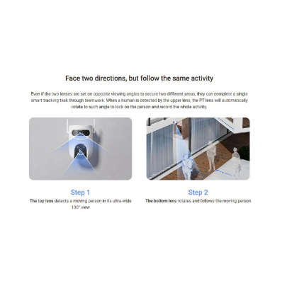 Picture of EZVIZ H9c Dual 2K (2.8mm+6mm) (3.0MP+3.0MP) Wi-Fi Dome IP Camera