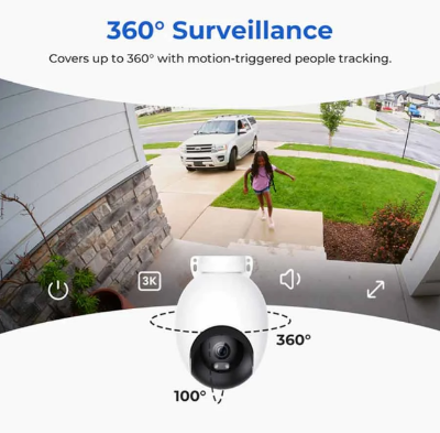 Picture of IMILAB EC6 3K 360 Degree White Home Security Dome Wi-Fi IP Camera (EU)