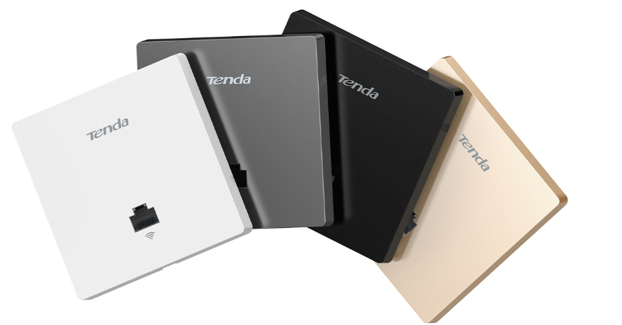 Picture of Tenda W12 AC1200 Mbps Wireless Dual Band Gigabit White In-Wall Access Point
