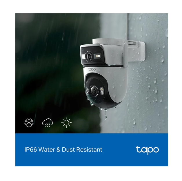 Picture of TP-Link Tapo C545D Outdoor Dual Lens Home Security Wi-Fi Dome IP Camera