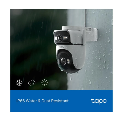 Picture of TP-Link Tapo C545D Outdoor Dual Lens Home Security Wi-Fi Dome IP Camera