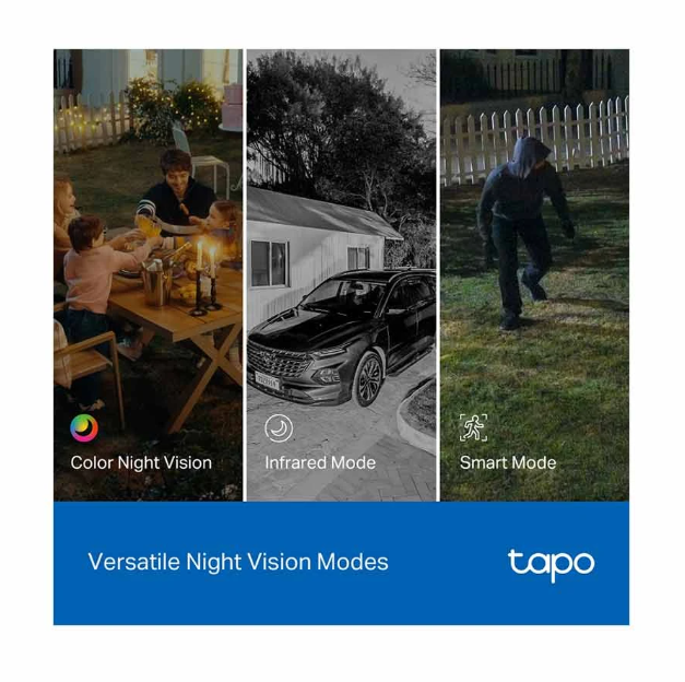 Picture of TP-Link Tapo C545D Outdoor Dual Lens Home Security Wi-Fi Dome IP Camera