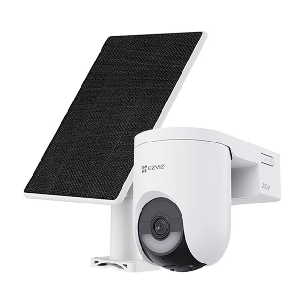 Picture of EZVIZ HB8 Lite 4G Kit (4mm) (4.0MP) Wi-Fi Dome IP Camera with Solar Panel