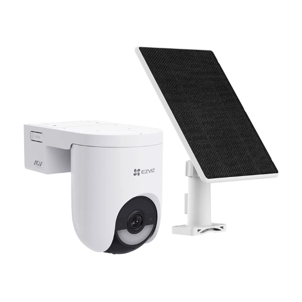 Picture of EZVIZ HB8 Lite 4G Kit (4mm) (4.0MP) Wi-Fi Dome IP Camera with Solar Panel