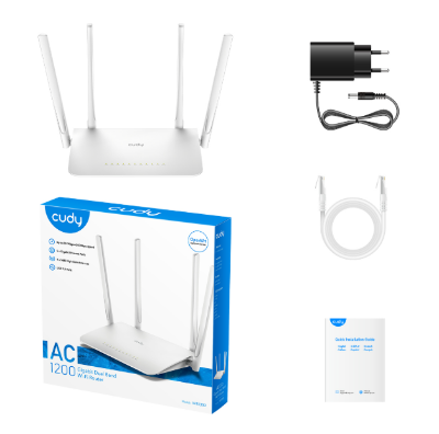 Picture of Cudy WR1200 AC1200 Mbps Ethernet Dual-Band Wi-Fi 5 Router
