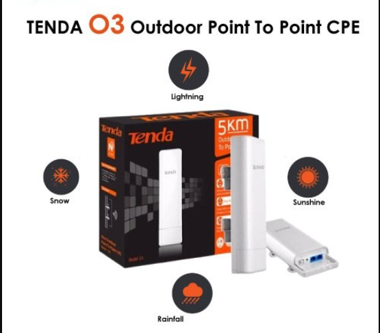Picture of Tenda O3 Wireless N150 Outdoor High Power Access Point
