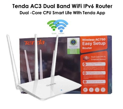 Picture of Tenda AC3 AC750 Mbps Dual-band Wi-Fi 5 Router