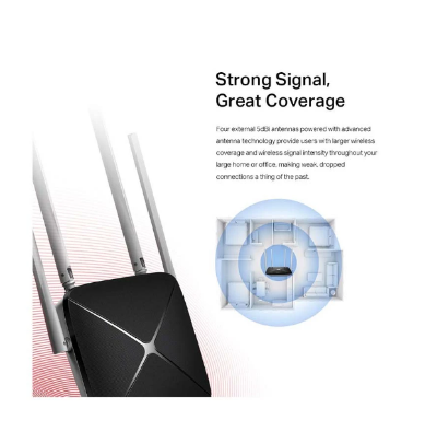 Picture of MERCUSYS AC12 AC1200 Dual Band Wireless Router (4 Antenna)