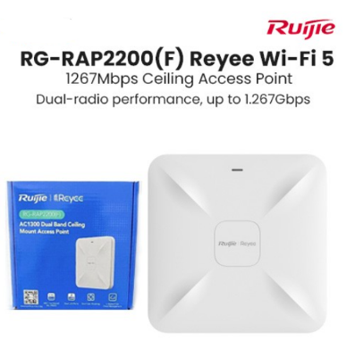 Picture of Ruijie RG-RAP2200(E) (Wi-Fi 5) 1267 Mbps Wireless Dual Band Ceiling Mount Access Point