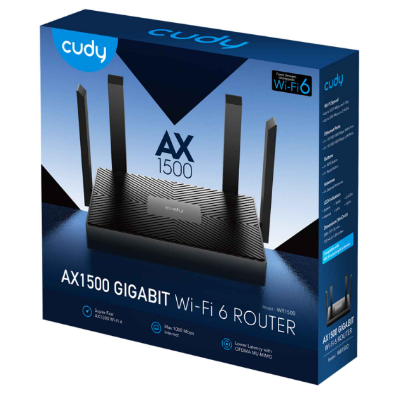 Picture of Cudy WR1500 1.0 AX1500 Mbps Gigabit Dual-Band Mesh Wi-Fi 6 Router