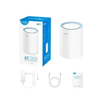 Picture of Cudy M1200 AC1200 Mbps Ethernet Dual-Band Mesh Wi-Fi 5 System (1-Pack)
