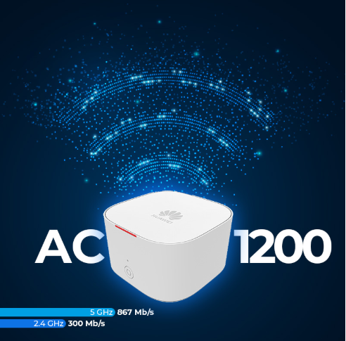 Picture of Huawei WA8021V5 AC1200 Mbps Gigabit Dual-Band Wi-Fi Mesh Router