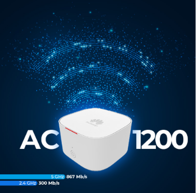 Picture of Huawei WA8021V5 AC1200 Mbps Gigabit Dual-Band Wi-Fi Mesh Router