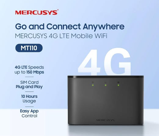 Picture of MERCUSYS MT110 150 Mbps 3G/4G Pocket Router