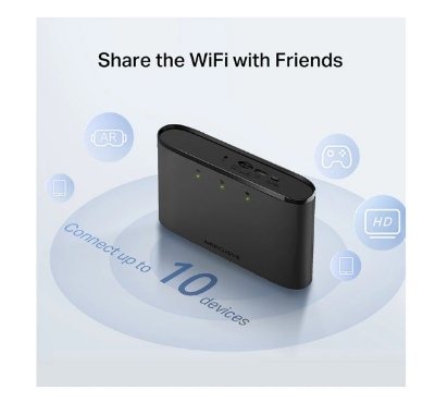Picture of MERCUSYS MT110 150 Mbps 3G/4G Pocket Router