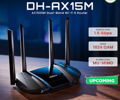 Picture of Dahua DH-AX15M AX1500 Mbps Gigabit Dual-Band Wi-Fi 6 Router