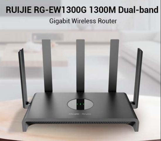 Picture of Ruijie RG-EW1300G AC1300 Mbps Gigabit Dual-Band Mesh Wi-Fi 5 Router