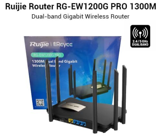 Picture of Ruijie RG-EW1200G PRO 1300 Mbps Gigabit Dual-Band Mesh Wi-Fi 5 Router