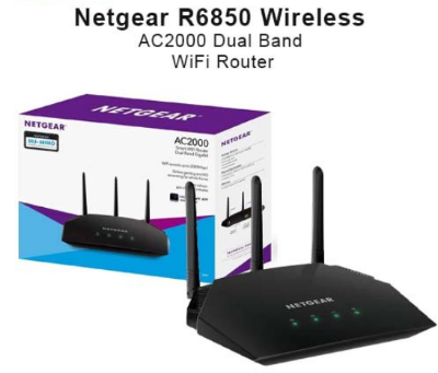 Picture of Netgear R6220 AC1200 Mbps Gigabit Dual-Band Wi-Fi Router