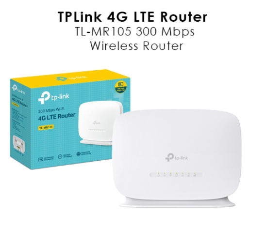 Picture of TP-Link TL-MR105 300 Mbps Ethernet Single-Band Wi-Fi Router