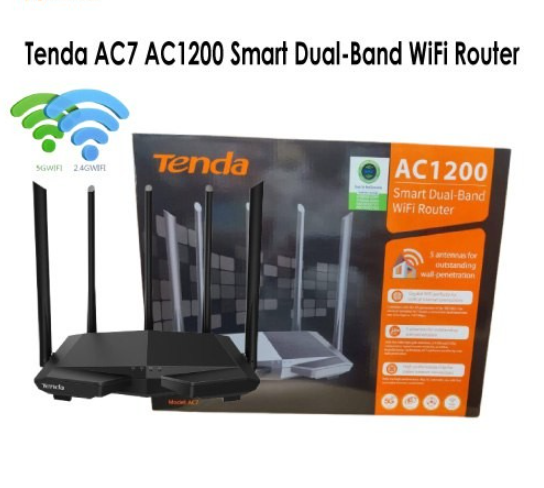 Picture of Tenda AC7 AC1200 Mbps Dual-band Wi-Fi 5 Router