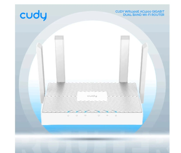 Picture of Cudy WR1300E AC1200 Mbps Gigabit Dual-Band Wi-Fi 5 Network Router