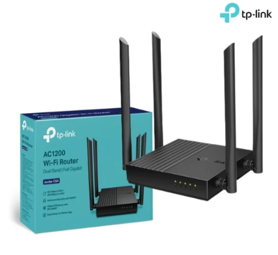 Picture of TP-Link Archer C64 Wireless & Ethernet Dual-Band AC1200 Mbps Gigabit Router