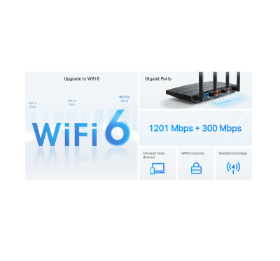 Picture of TP-Link Archer AX12 AX1500 Mbps Gigabit Dual-Band Wi-Fi 6 Router